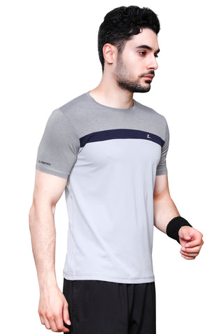 Men's Striped T-Shirt Round Neck