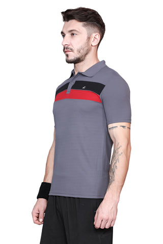 Men's Striped Polo T-Shirt