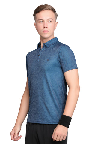 Men's Polo Collar Solid T-Shirt