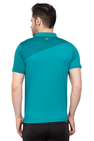Men's Polo Collar Double Shade T-Shirt