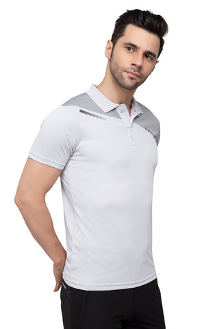 Men's Polo Collar Double Shade T-Shirt