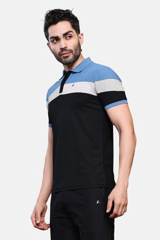 Mens Activewear Collared T shirt