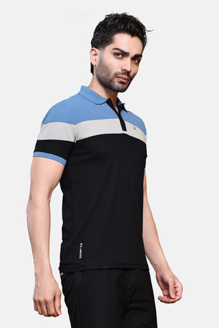 Mens Activewear Collared T shirt