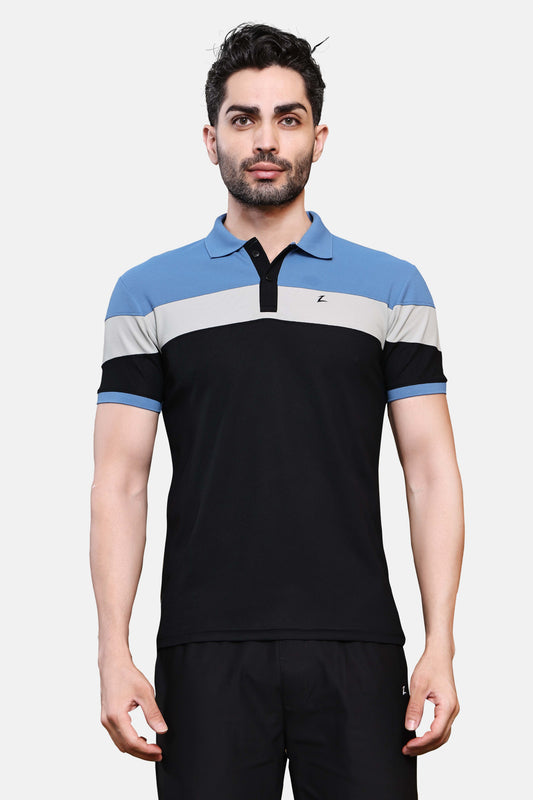 Mens Activewear Collared T shirt