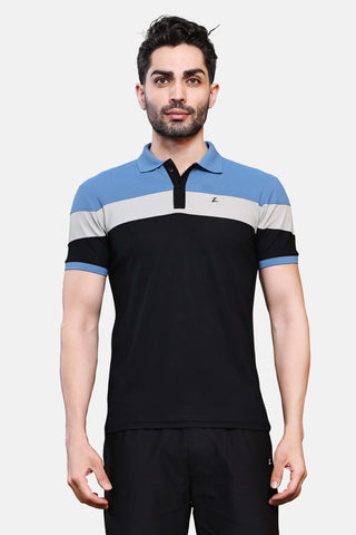Mens Activewear Collared T shirt