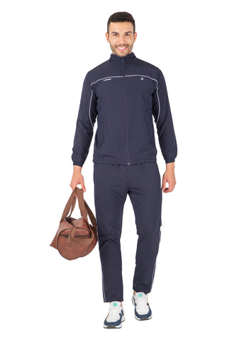 Men's Solid Zipper Tracksuit