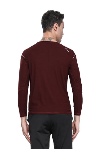 Mens Full Sleeve Crew Neck Smart Fit T-Shirt