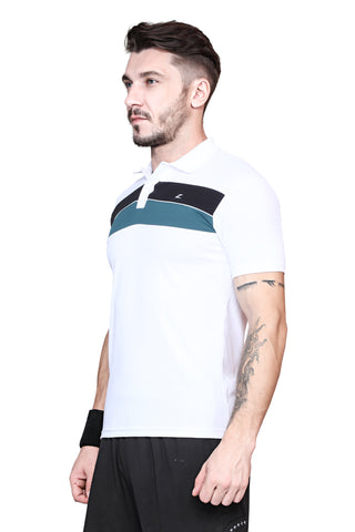 Men's Striped Polo T-Shirt