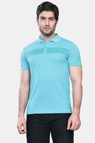 Mens Activewear Collared T shirt