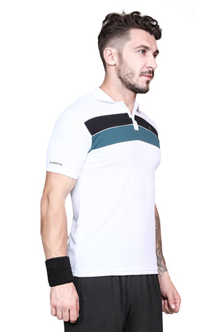 Men's Striped Polo T-Shirt