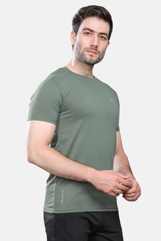 Mens Activewear Honeycomb Fabric Tshirt