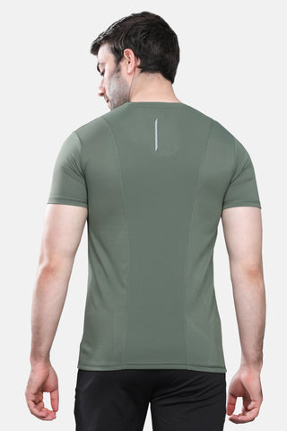 Mens Activewear Honeycomb Fabric Tshirt
