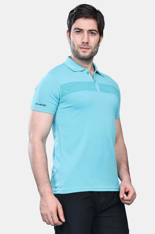 Mens Activewear Collared T shirt