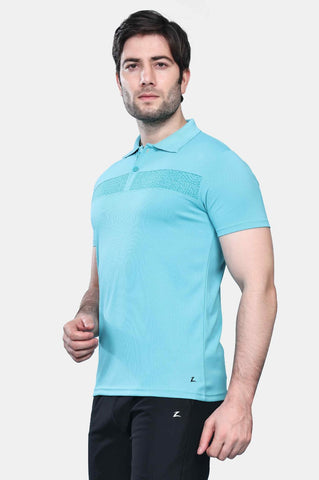 Mens Activewear Collared T shirt