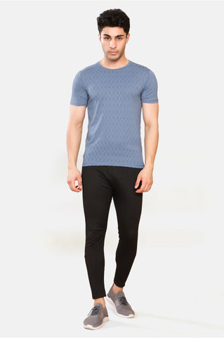 Mens Round Neck Activewear Half Sleeves T Shirt