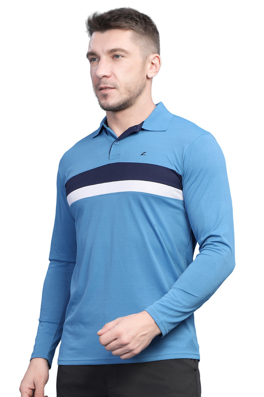 Men's Activewear Polo Full Sleeves T-Shirt