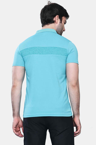 Mens Activewear Collared T shirt