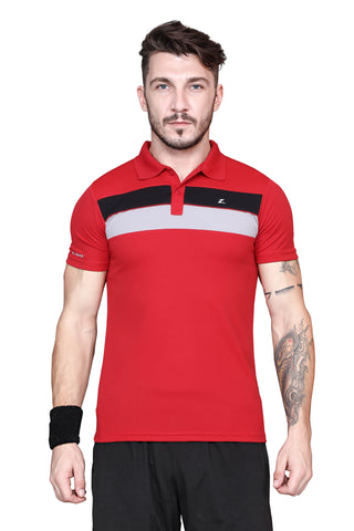 Men's Striped Polo T-Shirt