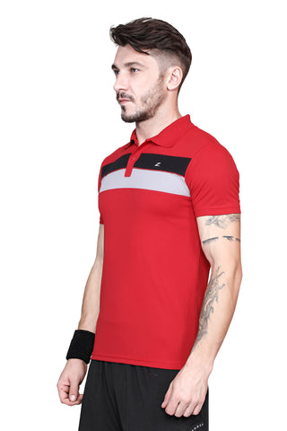 Men's Striped Polo T-Shirt