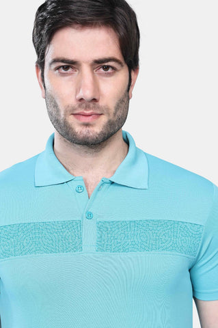 Mens Activewear Collared T shirt