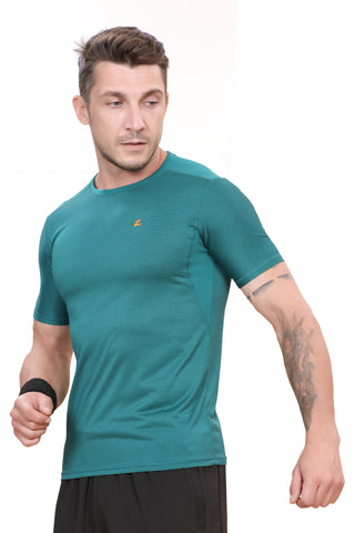 Men's Round Neck Printed T-shirt