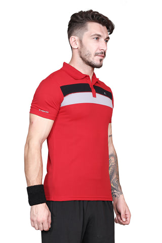 Men's Striped Polo T-Shirt