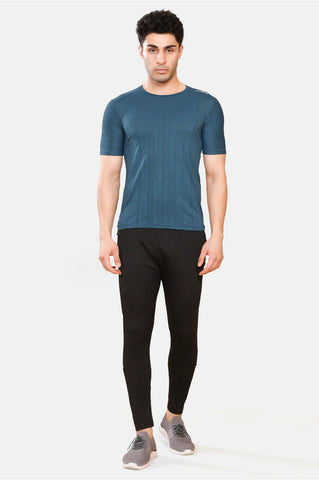 Mens Round Neck Activewear Half Sleeves T Shirt