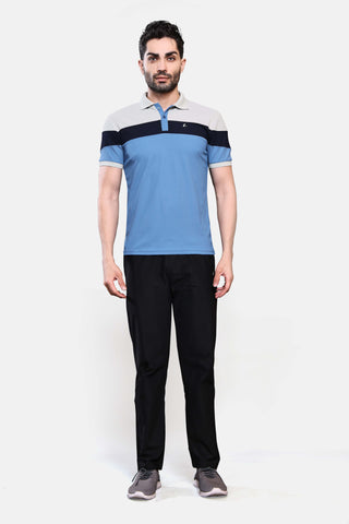 Mens Activewear Collared T shirt