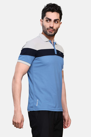 Mens Activewear Collared T shirt