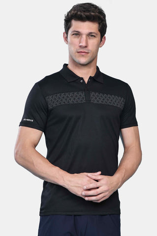 Mens Activewear Collared T shirt