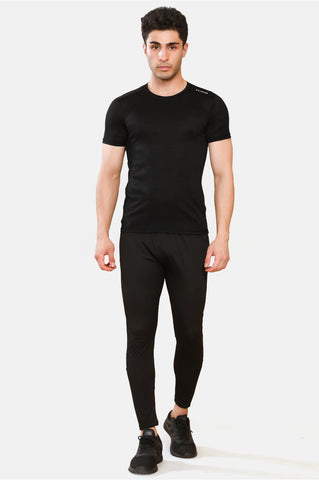 Mens Round Neck Activewear Half Sleeves T Shirt