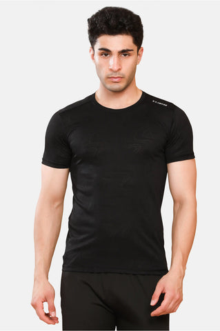 Mens Round Neck Activewear Half Sleeves T Shirt