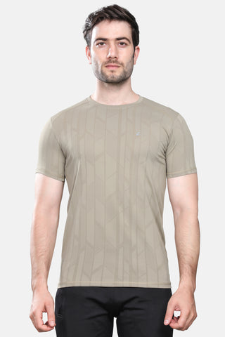 Mens Activewear Honeycomb Fabric Tshirt
