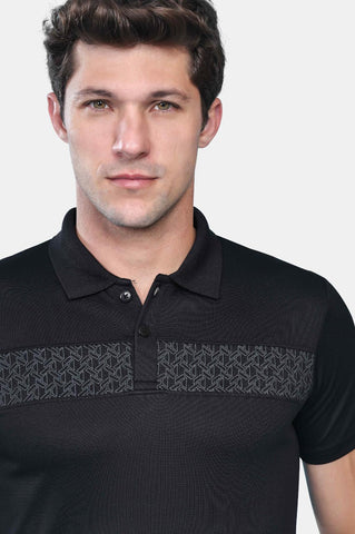 Mens Activewear Collared T shirt