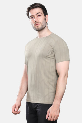Mens Activewear Honeycomb Fabric Tshirt