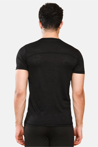 Mens Round Neck Activewear Half Sleeves T Shirt