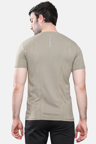 Mens Activewear Honeycomb Fabric Tshirt