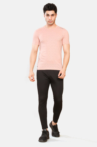 Mens Round Neck Activewear Half Sleeves T Shirt