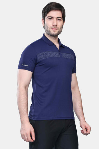 Mens Activewear Collared T shirt