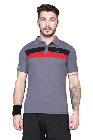 Men's Striped Polo T-Shirt