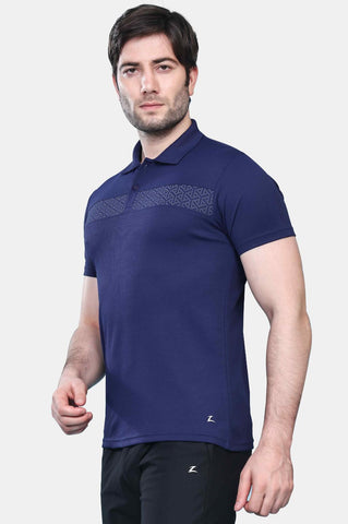 Mens Activewear Collared T shirt