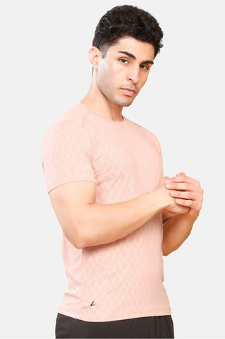 Mens Round Neck Activewear Half Sleeves T Shirt