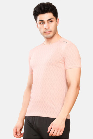 Mens Round Neck Activewear Half Sleeves T Shirt