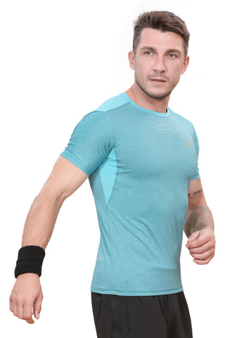 Men's Round Neck Printed T-shirt