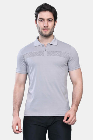 Mens Activewear Collared T shirt