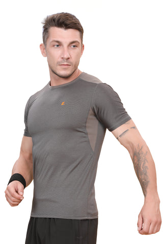 Men's Round Neck Printed T-shirt