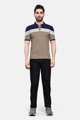 Mens Activewear Collared T shirt