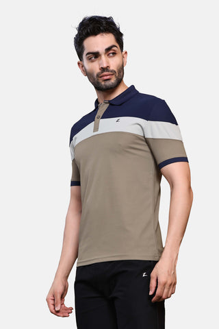 Mens Activewear Collared T shirt