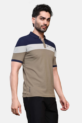 Mens Activewear Collared T shirt