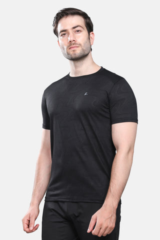 Mens Activewear Honeycomb Fabric Tshirt